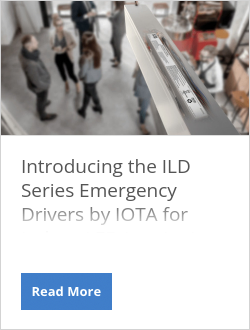 Introducing the ILD Series Emergency Drivers by IOTA for Indoor LED Luminaires