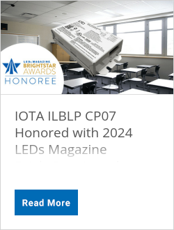 IOTA ILBLP CP07 Honored with 2024 LEDs Magazine BrightStar Award